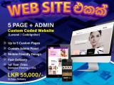 Professional Business Website Design – 5 Pages + Admin Panel | LKR 55,000